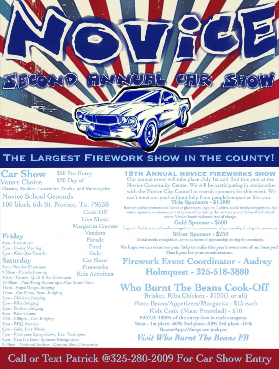 Novice Car Show